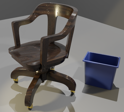 Classic Wooden Office Chair preview image